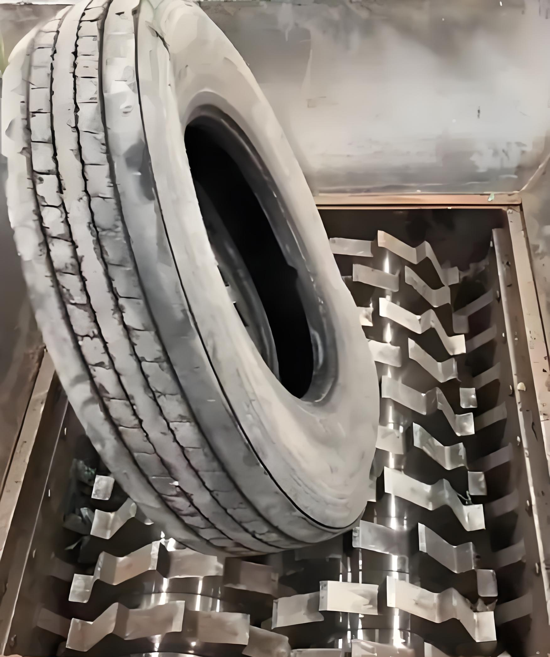 Waste Tire Recycling Shredder