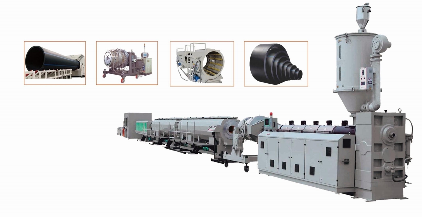 PE pipe production line