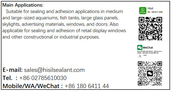 Strong Adhesive Acetic Structural Silicone Sealant for Glass Curtain Wall and Large Glass