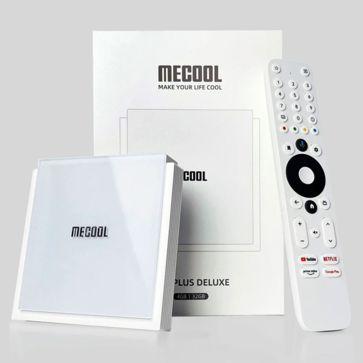 MECOOL 4K Android 11 Certified TV BOX KM2 PLUS DELUXE Google TV Dolby Vision Atmos 4GB DDR4 32GB ...