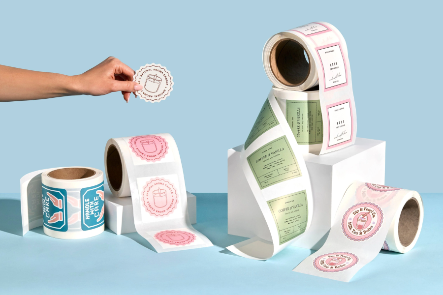 How to choose the material and adhesive of the sticker based on the object being pasted？