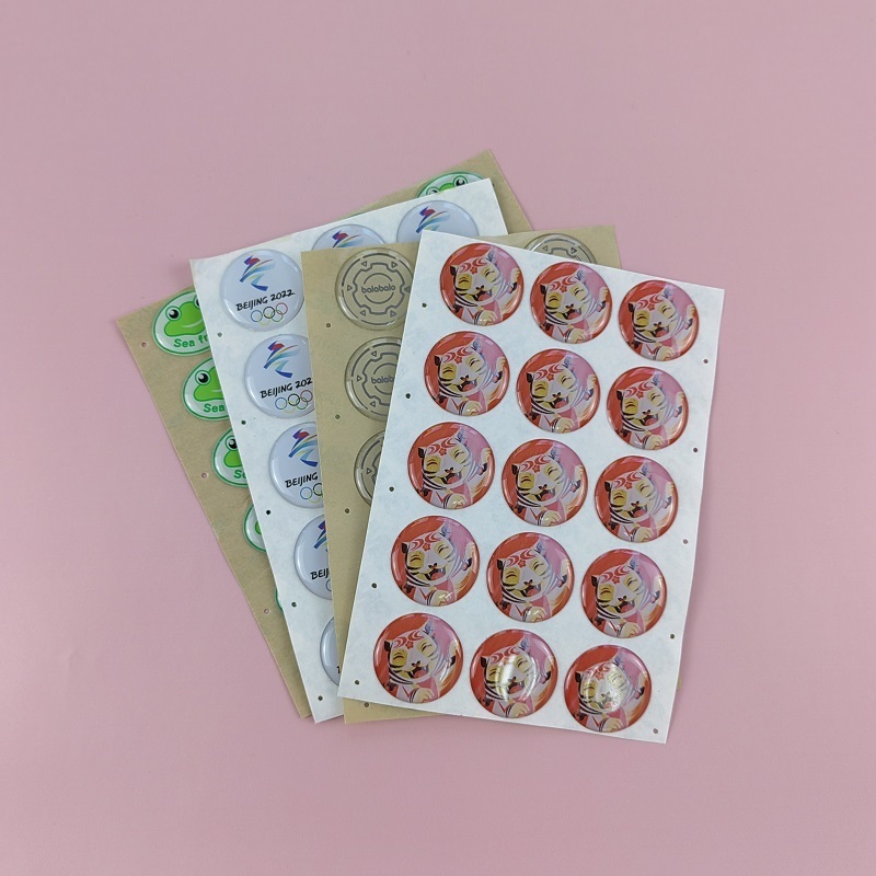 Resin Dome Stickers: Production Process & Versatile Usage Scenarios