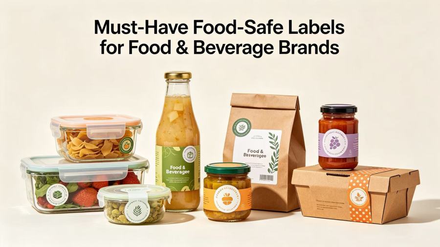 Must-Have Food-Safe Labels for Food & Beverage Brands Introduction