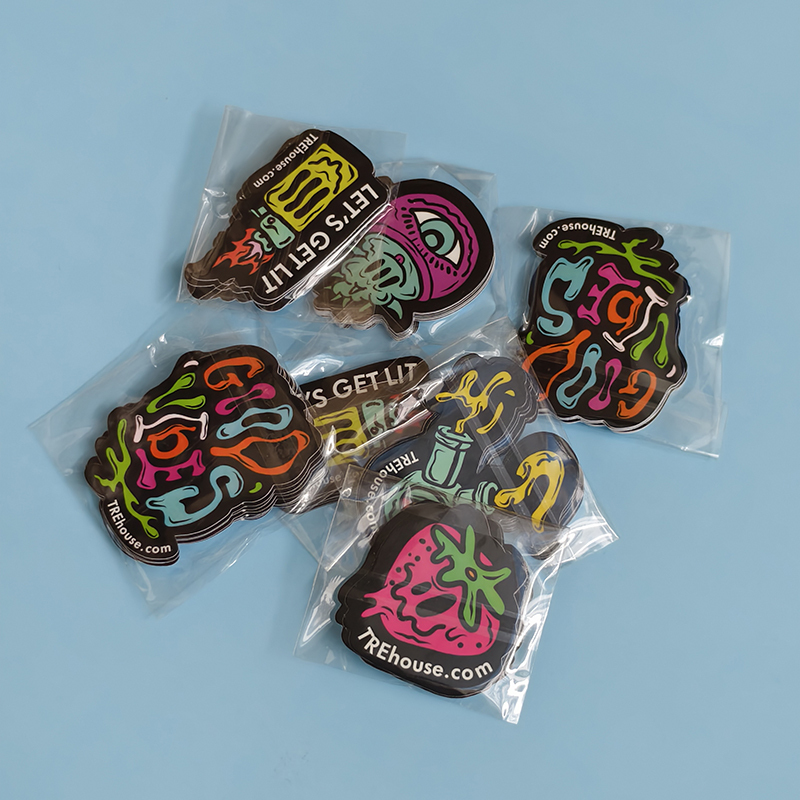 Die Cut Stickers Sheets Samples Custom LOGO Cartoon Holographic ...