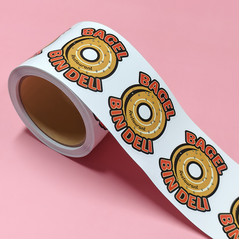 Custom Printed Cosmetic Logo Transparent Sticker Waterproof Self Adhesive Vinyl Roll Bottle Packaging Label Custom Stickers