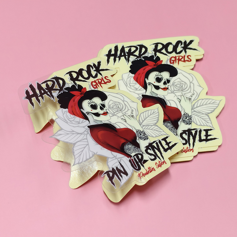Custom High Quality Printing Stickers Waterproof Vinyl Decal Durable Transparent Logo Die Cut Label Sticker