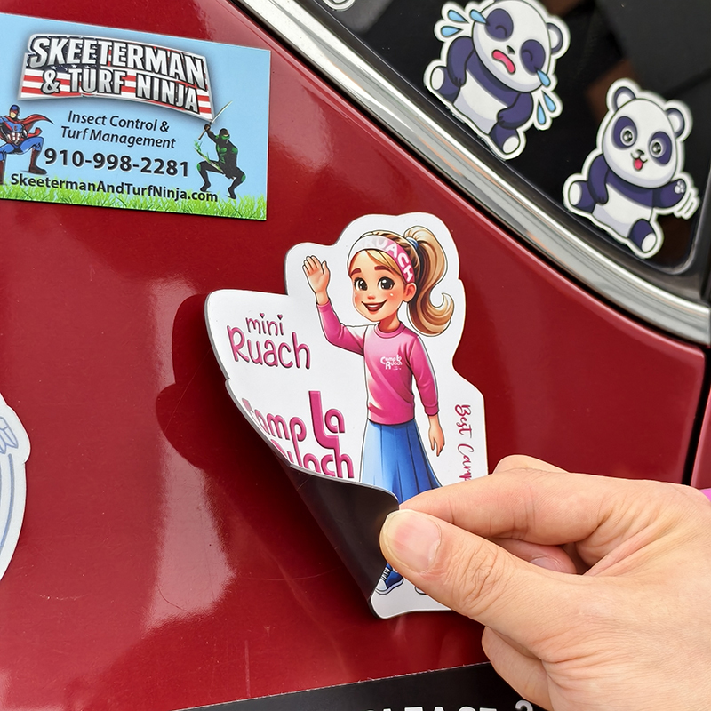 High Quality Custom Car Bumper Magnet Car Stickers