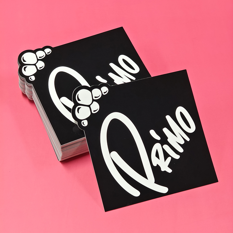 Custom Printed Roll Plastic Waterproof Synthetic Paper Adhesive Vinyl PVC Round Circle Brand Logo Sticker