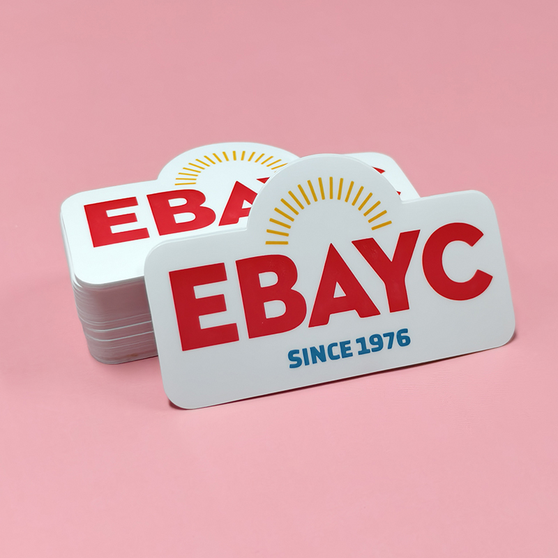 Sticker Vinyl Reusable Waterproof Decals Custom Logo Printer Label Stickers