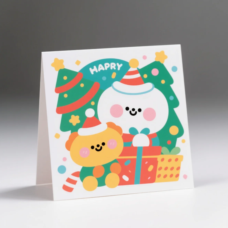 Custom High-quality Unique holiday celebrate greeting Card for gift