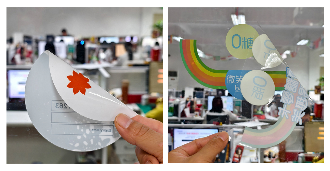 High Quality No Glue Removable Custom Transparent Electrostatic Decorative Static Cling Sticker for Glassy Window