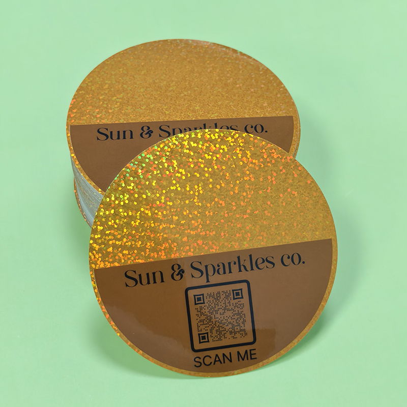 Custom Waterproof Holographic Sticker