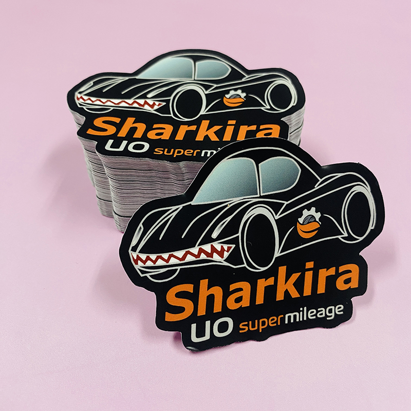 Custom Label Die Cut Car Decal Waterproof UV-Resistant PVC Vinyl Bumper Stickers Outdoor Car Sticker Custom Printing