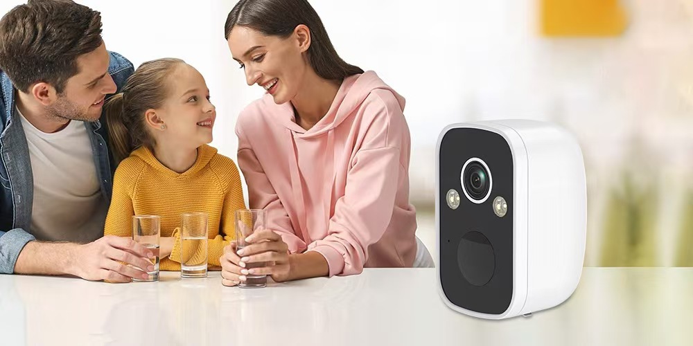 Battery - powered home safety camera Remote control by APP Alarm prompt mobile monitoring 4GWireless high-definition Full-color night vision camera(uluck T4)  