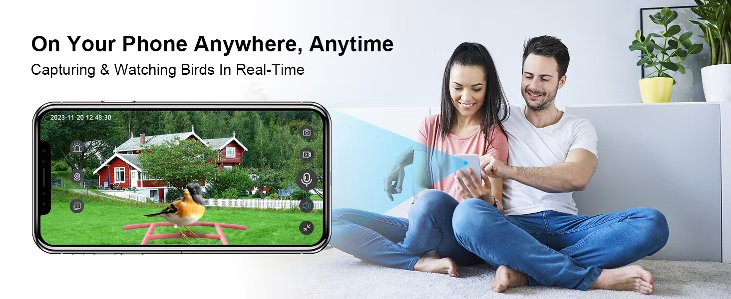 Battery - powered home safety camera Remote control by APP Alarm prompt mobile monitoring 4GWireless high-definition Full-color night vision camera(uluck T4)  