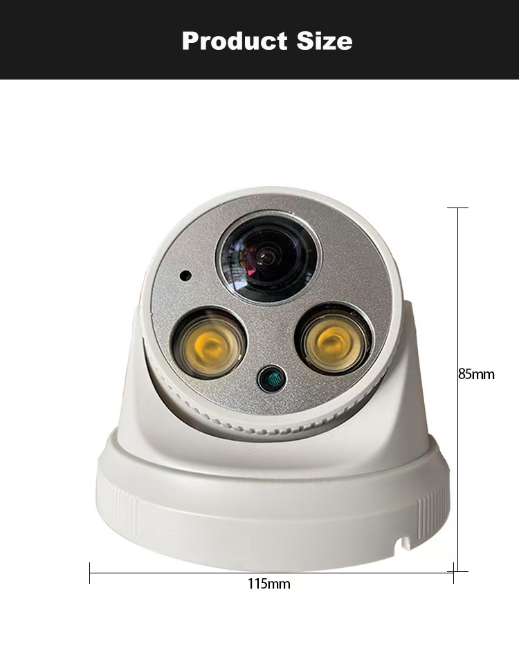 2 million High-definition 1080P surveillance cameras,compatible with TVI coaxial 4K audio infrared night vision indoor monitors  