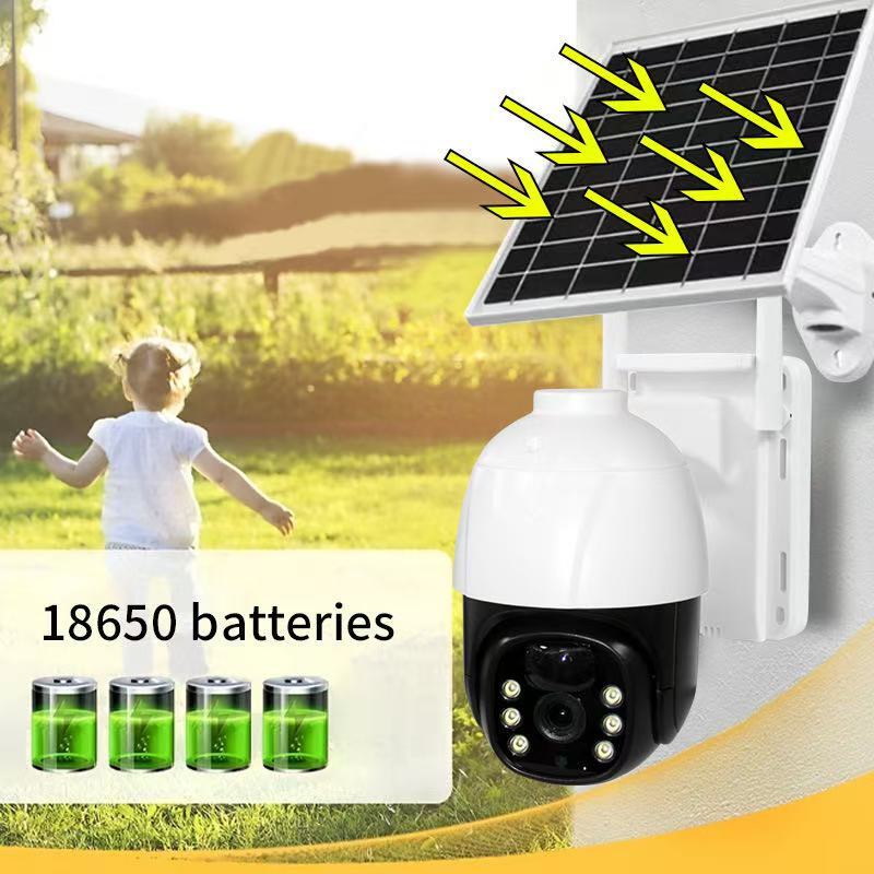V380 Outdoor Solar Camera No plug required  3MP High-Definition Mobile Remote Low-power Notework Monitoring  