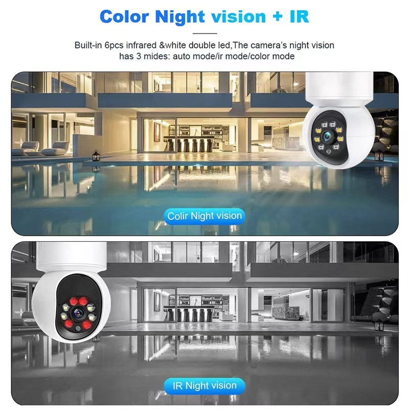 Single lens Wi-Fi camera 1080P High-definition Monitor household use 360 Night vision  