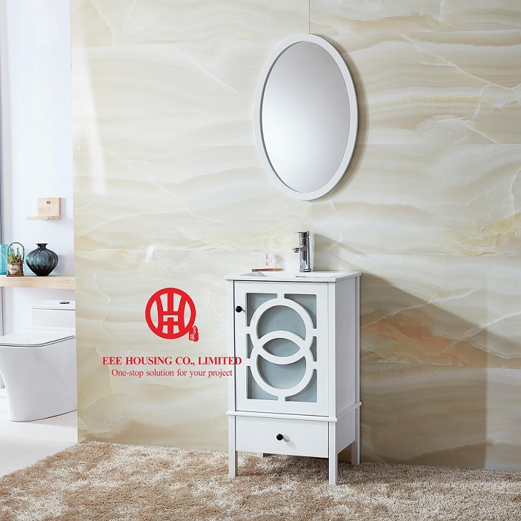 Floor Standing Bathroom Vanity Units Australia - ZEN 1200 Floor Standing Vanity Unit White Gloss Finish 2