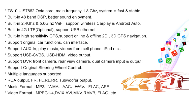 12.3 Inch Touch Screen Octa Core Android Car Radio Stereo for Kia K5 2016 2017 2018 2019 GPS Navigation Car Multimedia