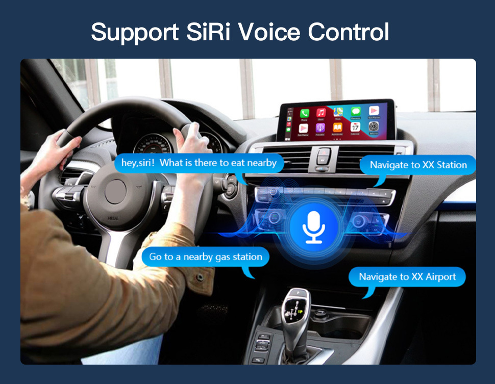 TOPNAVI Wireless Carplay Android Auto 10.25" Car Radio For BMW 1 2 Series F20 F21 F22 F23 with NBT System