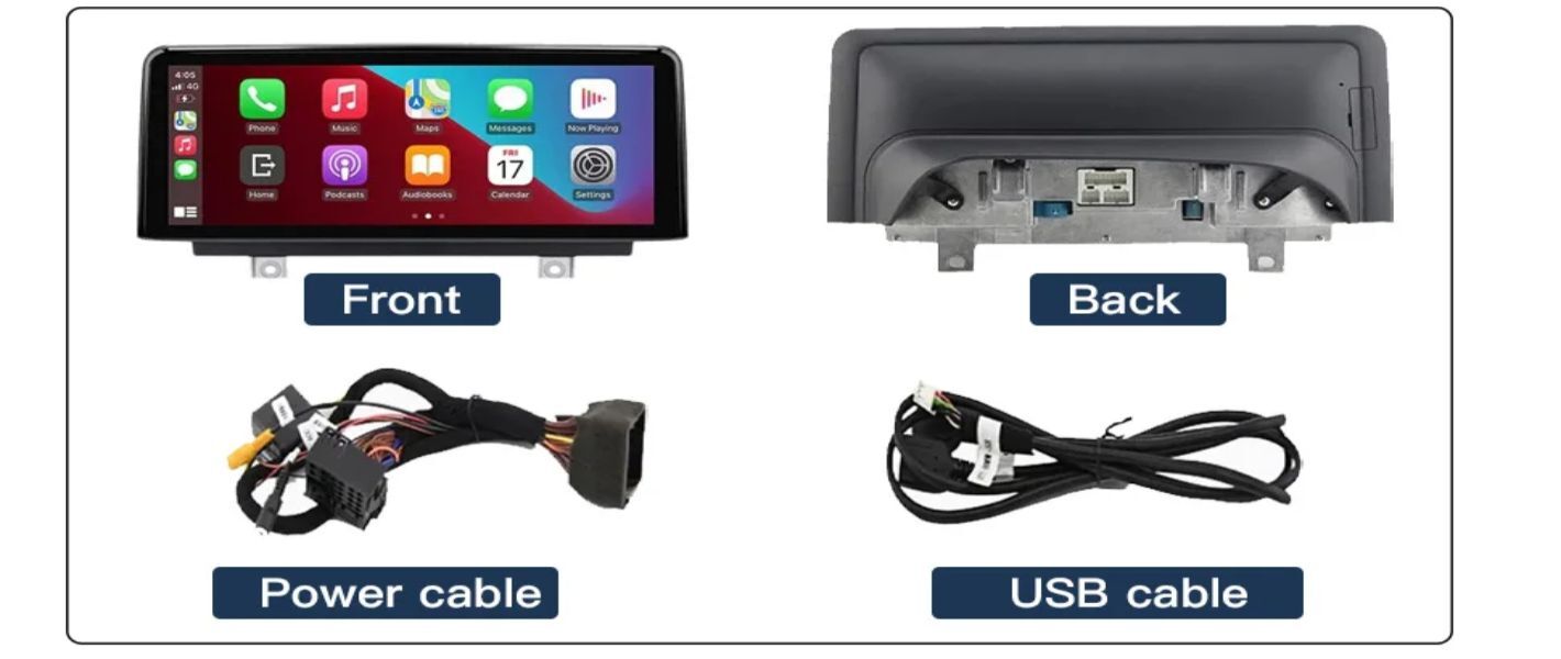 TOPNAVI Wireless Carplay Android Auto 10.25" Car Radio For BMW 1 2 Series F20 F21 F22 F23 with NBT System
