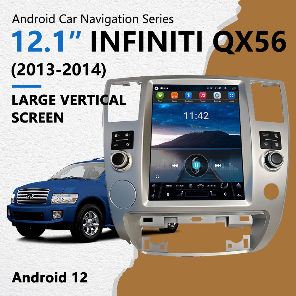 TOPNA For Infiniti multimedia player - Android 13 Wireless CarPlay