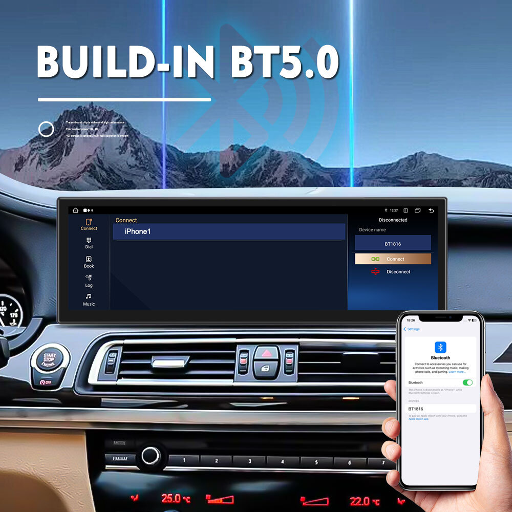 14.9inch 2.5k Touch Screen For BMW X5 X6 E70 E71 2007- 2013 Car Stereo Radio DSP Bluetooth Wireless Carplay Navigation