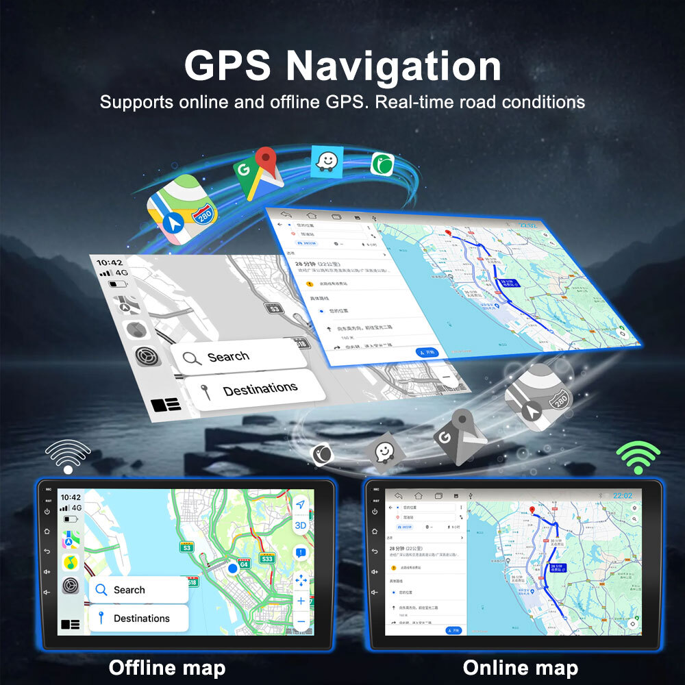 For Volkswagen Tiguan 2006-2016 Car GPS Player Stereo Radio Audio 10.1" Wireless carplay DSP SWC Car MultimediaRaido