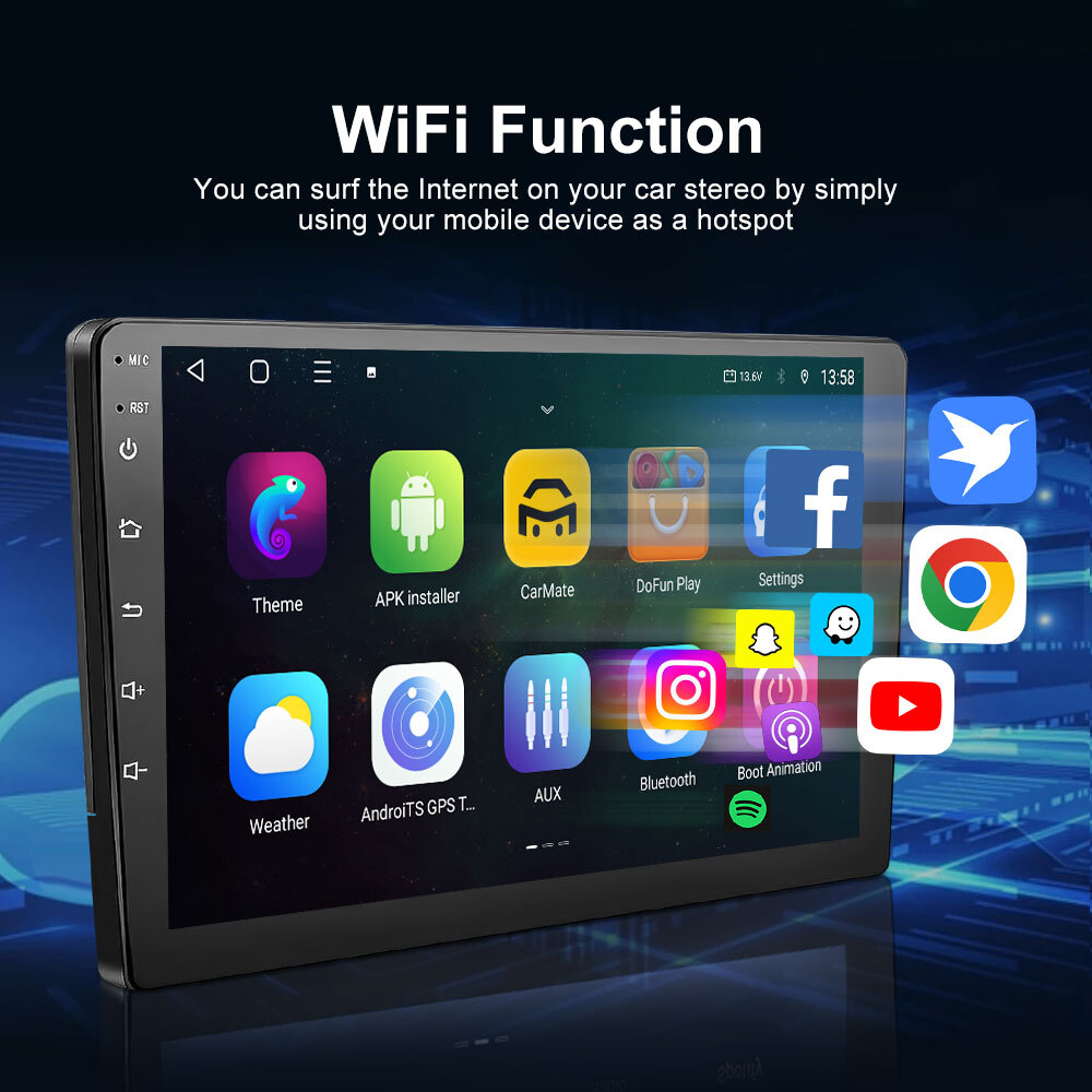 For Volkswagen Tiguan 2006-2016 Car GPS Player Stereo Radio Audio 10.1" Wireless carplay DSP SWC Car MultimediaRaido