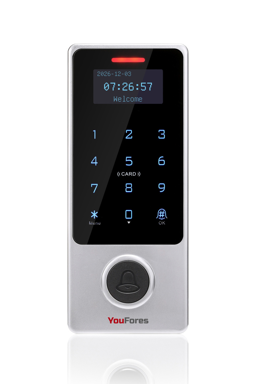WiFi Touch Access Control Keypad with OLED Screen WMK31-WF -youfores.com