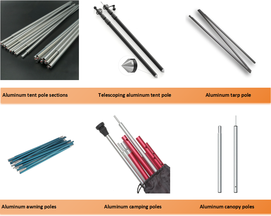 Aluminum Tent Pole