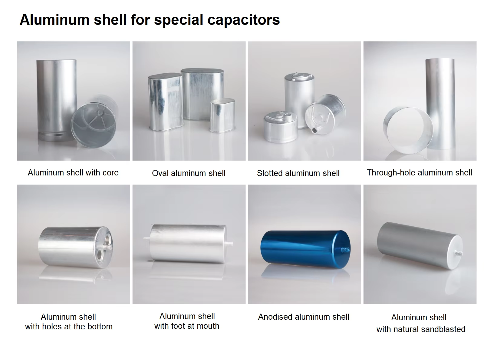 Aluminum Capacitor Shell