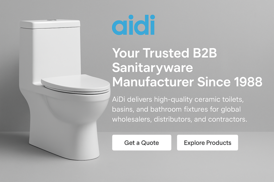 Why Global Buyers Choose AiDi Sanitaryware for Their B2B Bathroom Projects