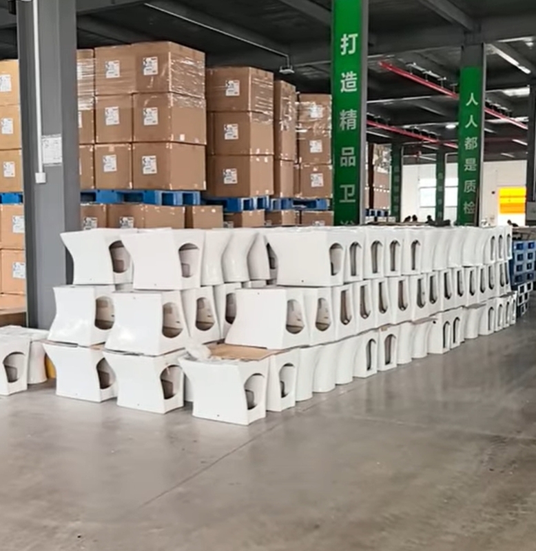 Inside AIDI Warehouse | Two-Piece Toilets Ready for Global Shipment