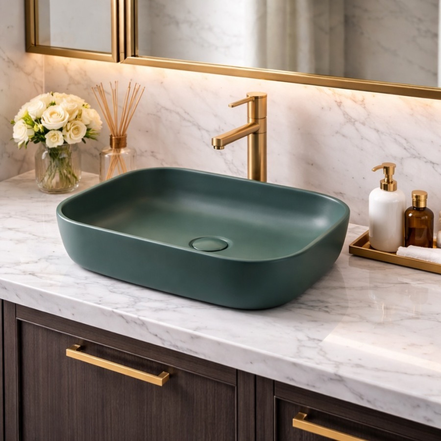 Hand-Painted Ceramic Countertop Basins: The Perfect Artistic Touch for Modern Bathrooms
