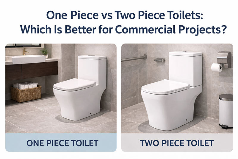 One Piece vs Two Piece Toilets: Which Is Better for Commercial Projects?
