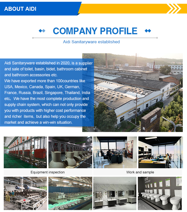 AIDI Siphonic Elongated Glossy Black Ceramic One Piece Toilet Comode Bathroom Water Closet