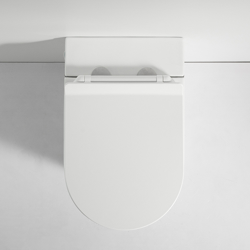 Modern Wall-Hung Rimless Smart Toilet - Compact Ceramic Design