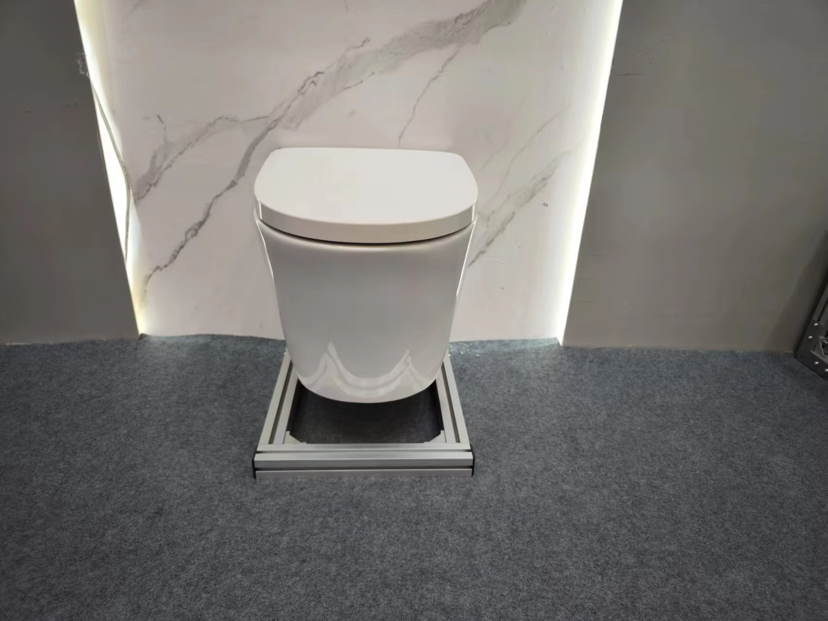 2025  Popular  Single Hole Tornado Wall Hung Toilet Wash Down P Trap  Toilet Europe Hot Ceramic Wall Mounted Toilet