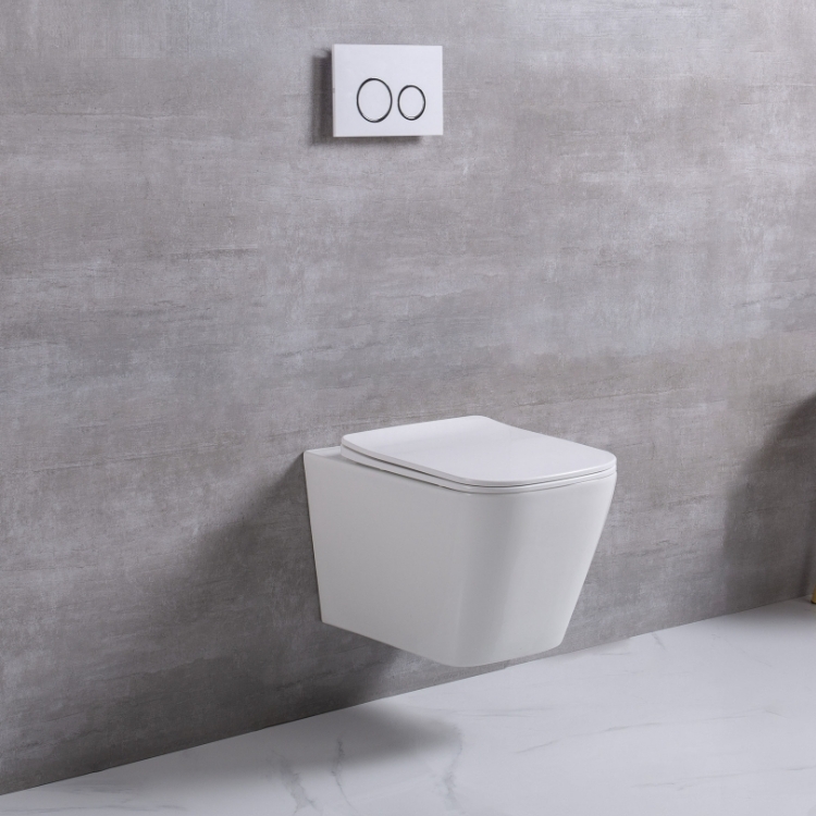 Factory Direct Modern Wall-Hung Ceramic Toilet with CE Certification for Hotels and Apartments