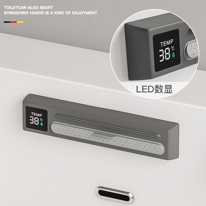 AiDi Modern Ceramic Countertop Basin | White One-Piece Sink with OEM Options for Hotels & Apartments