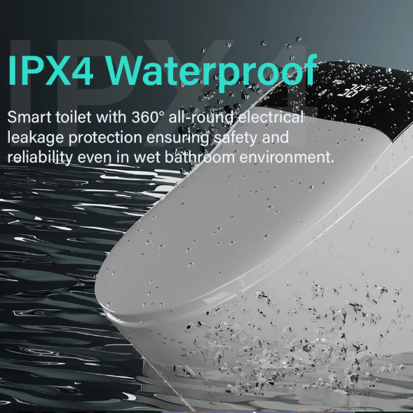 Hot Sale CE Certified Smart Dual-Flush One-Piece Ceramic Siphonic Toilet with Remote Control, Floor Mounted WC for Hotels and Residential Projects