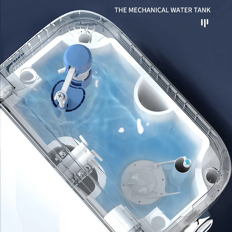 Hot-Selling One Piece Toilet with Jet Siphon Flush Automatic Operation Concealed Tank Ceramic Floor Type WC for Europe & South America