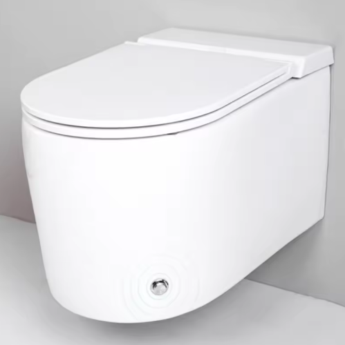 Hot-Selling Wall-Hung P-Trap Toilet — Modern Wall-Hung Ceramic WC for Hotels & Projects