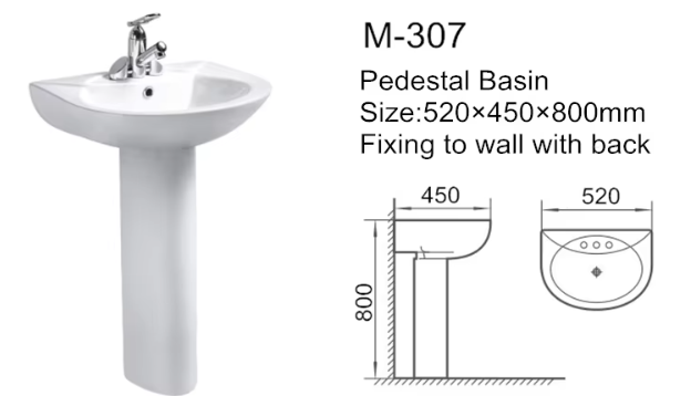 Economic Price Sanitary Ware Bathroom Ceramic WC Toilet With Wash Basin