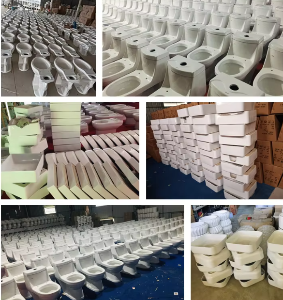 Economic Price Sanitary Ware Bathroom Ceramic WC Toilet With Wash Basin