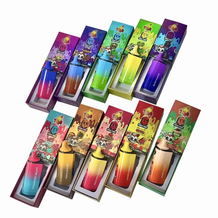 Melt Packman 1ml 1g LED Display Screen 2ml 2 Grams 10 Flavors Rechargeable Disposable Wholesale UK EU Stock Empty Vape Pen