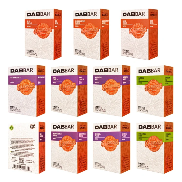 Dabwoods Dabbar Classic 2ml 2g 10 Flavors All in One Wholesale Empty Vaporizer Pen UK Stock Disposable Rechargeable Vape 