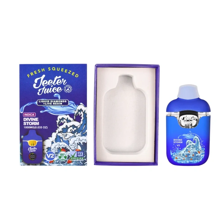 Jeeter Juice Disposable Vape Pens 1ml 1g 10 Flavors Rechargeable EU Stock Wholesale LED Display Screen
